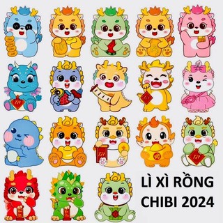 1 cái bao lì xì chibi tết 2024 -bao lì xì đẹp