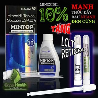Dung dịch mọc râu Minoxidil 10% Mintop tặng Lclt + Re