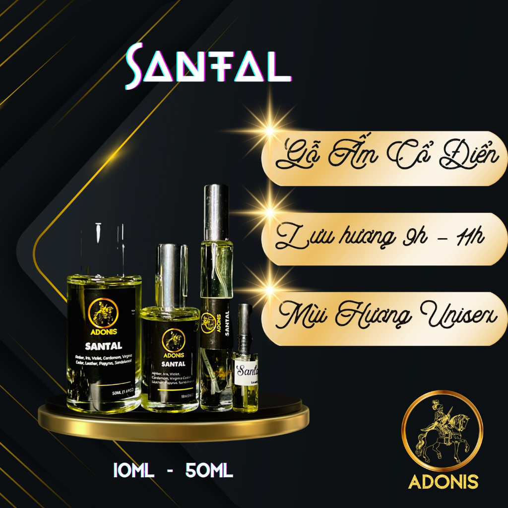 Nước hoa Adonis Santal - Xưởng gỗ nồng nàn