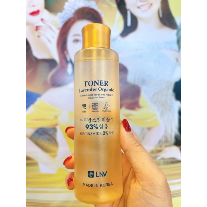 Nước hoa hồng lavender organic