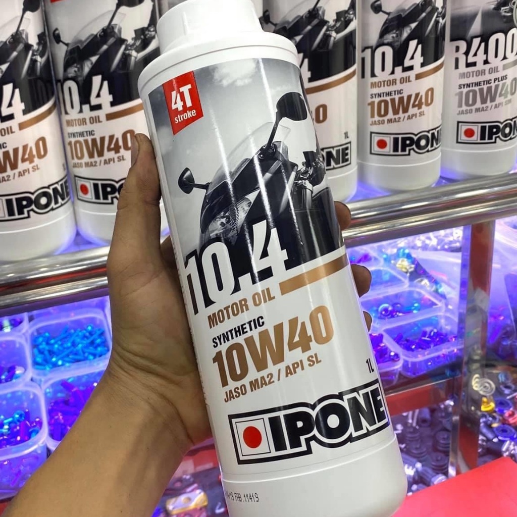 Dầu Nhớt Cao Cấp Cho Xe Số, Côn Tay Ipone 10.4 10w40