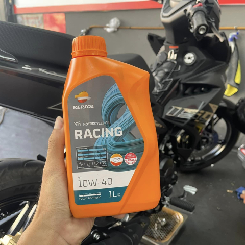 Dầu Nhớt Cao Cấp Cho Xe Số, Côn Tay Repsol Racing 10w40