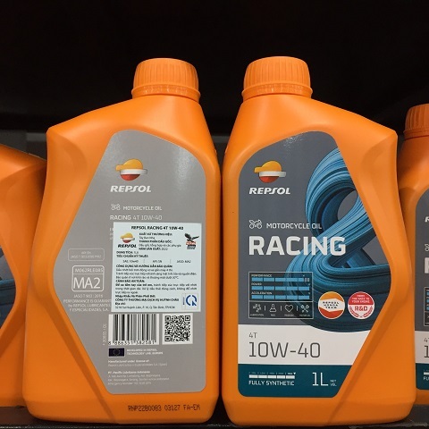 Dầu Nhớt Cao Cấp Cho Xe Số, Côn Tay Repsol Racing 10w40