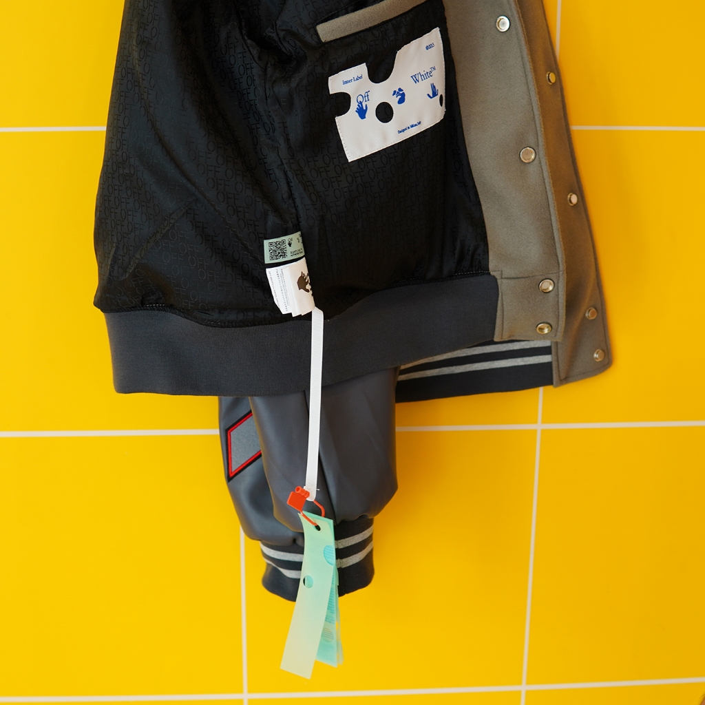 Áo Varsity OFF WHITE x AC Milan hàng cao cấp ss2024