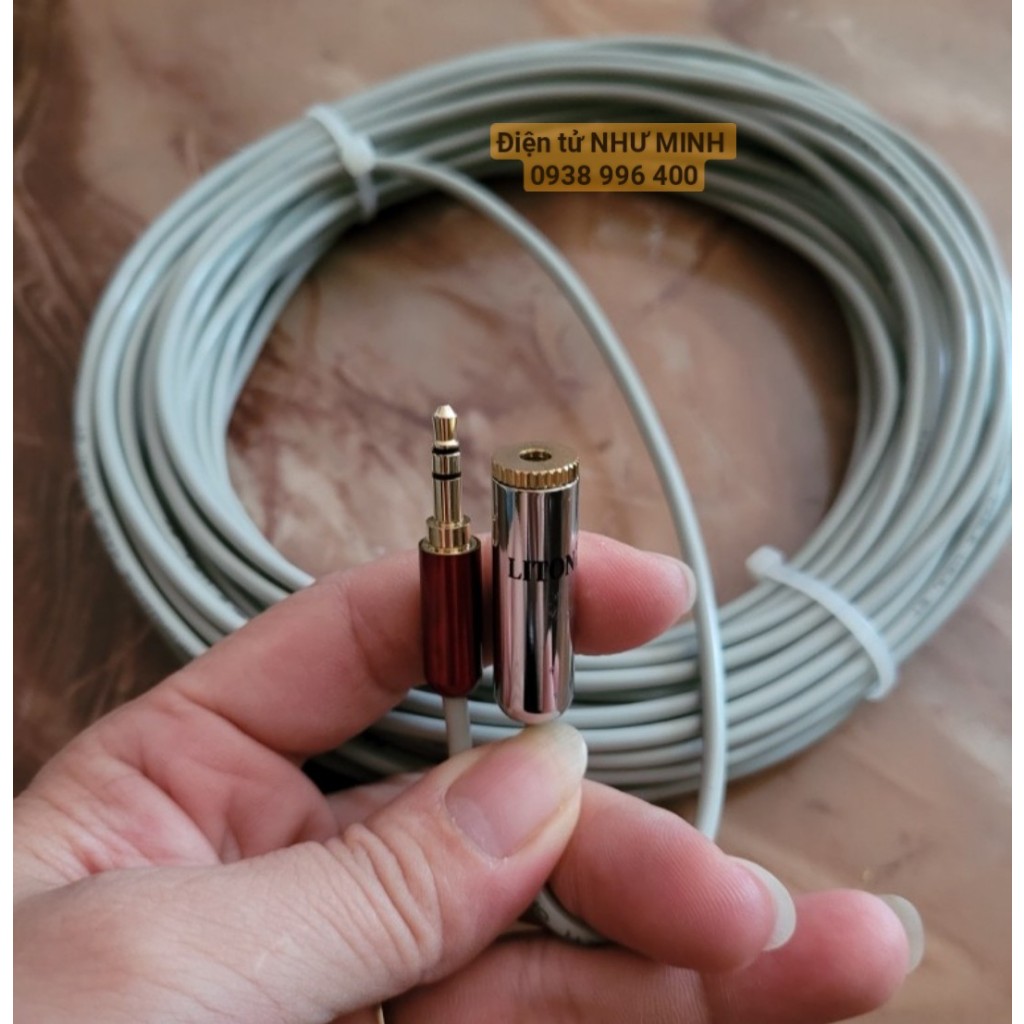 Cáp Audio 3.5mm Dài 15M,10M , 5M ,3M ,1.5M CÁP ÂM THANH NỐI DÀI