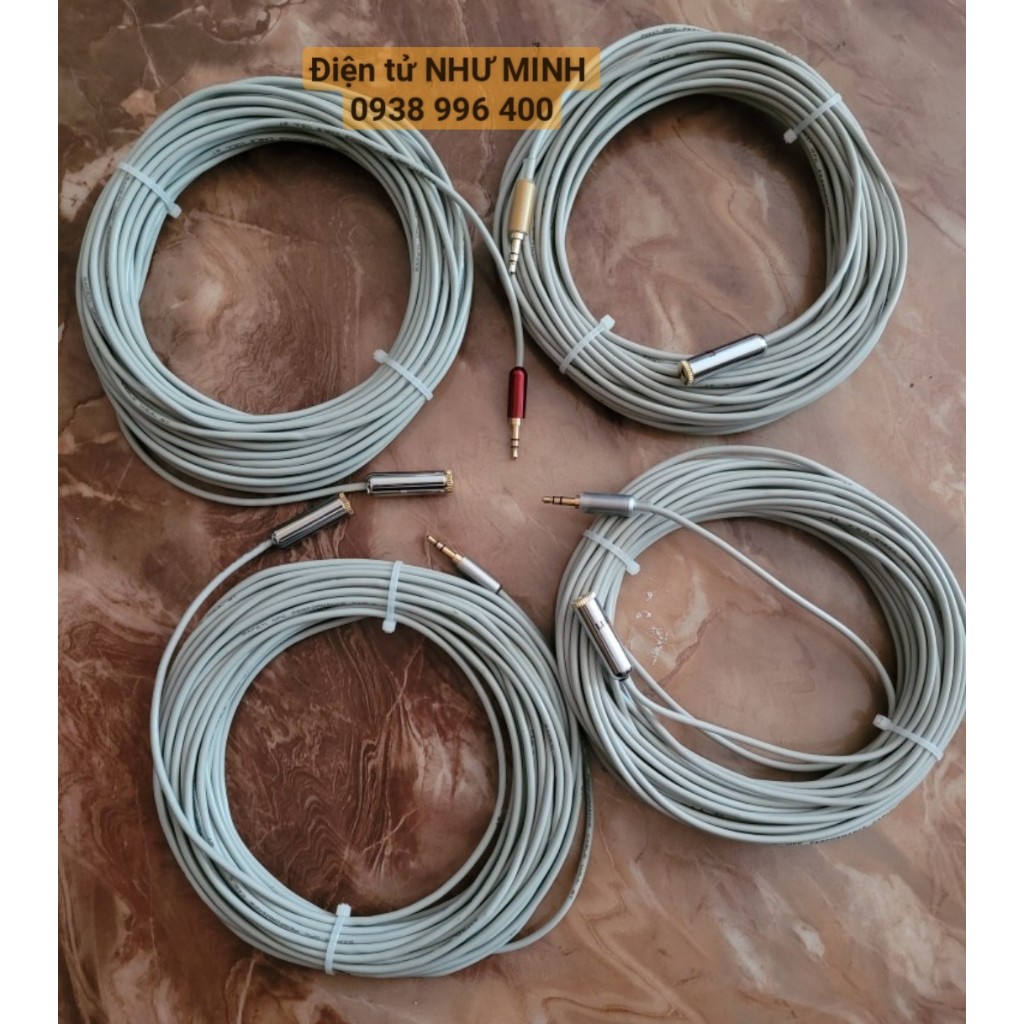 Cáp Audio 3.5mm Dài 15M,10M , 5M ,3M ,1.5M CÁP ÂM THANH NỐI DÀI