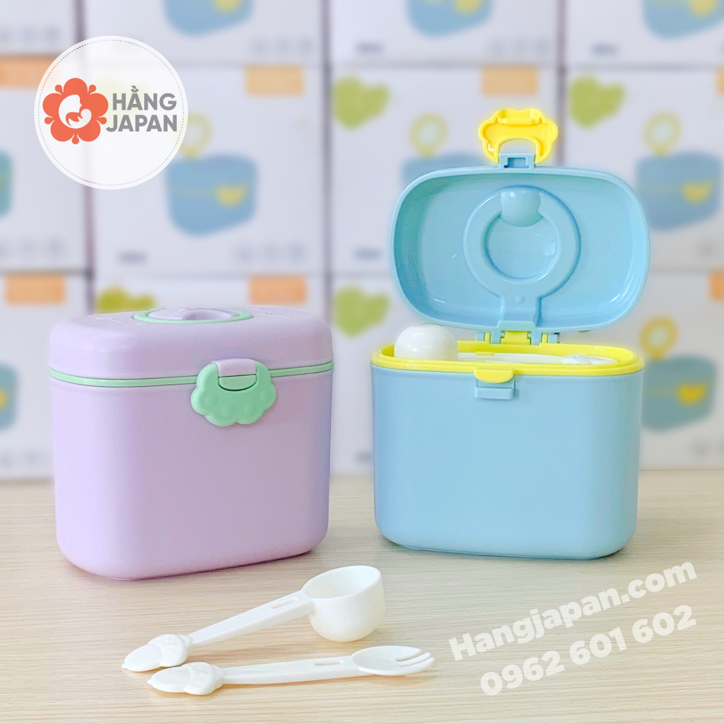 Hộp trữ sữa tay gấu, hộp đựng sữa cho bé dung tích 380ml/ 550ml