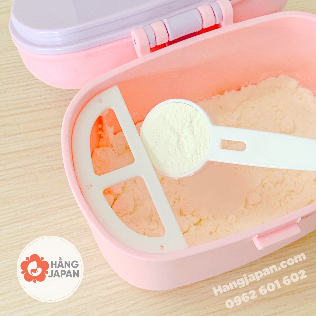 Hộp trữ sữa tay gấu, hộp đựng sữa cho bé dung tích 380ml/ 550ml