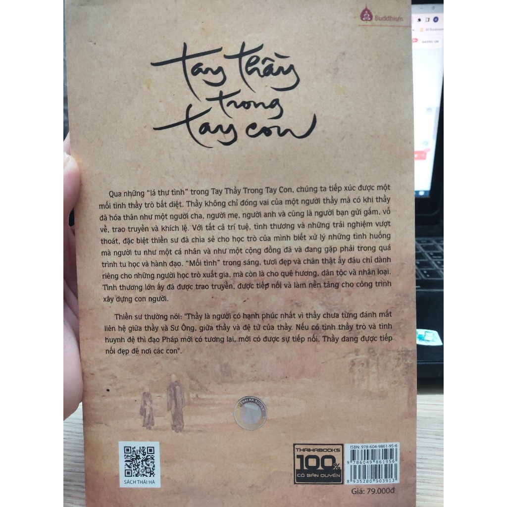 SÁCH THANH LÝ- Tay Thầy trong tay con