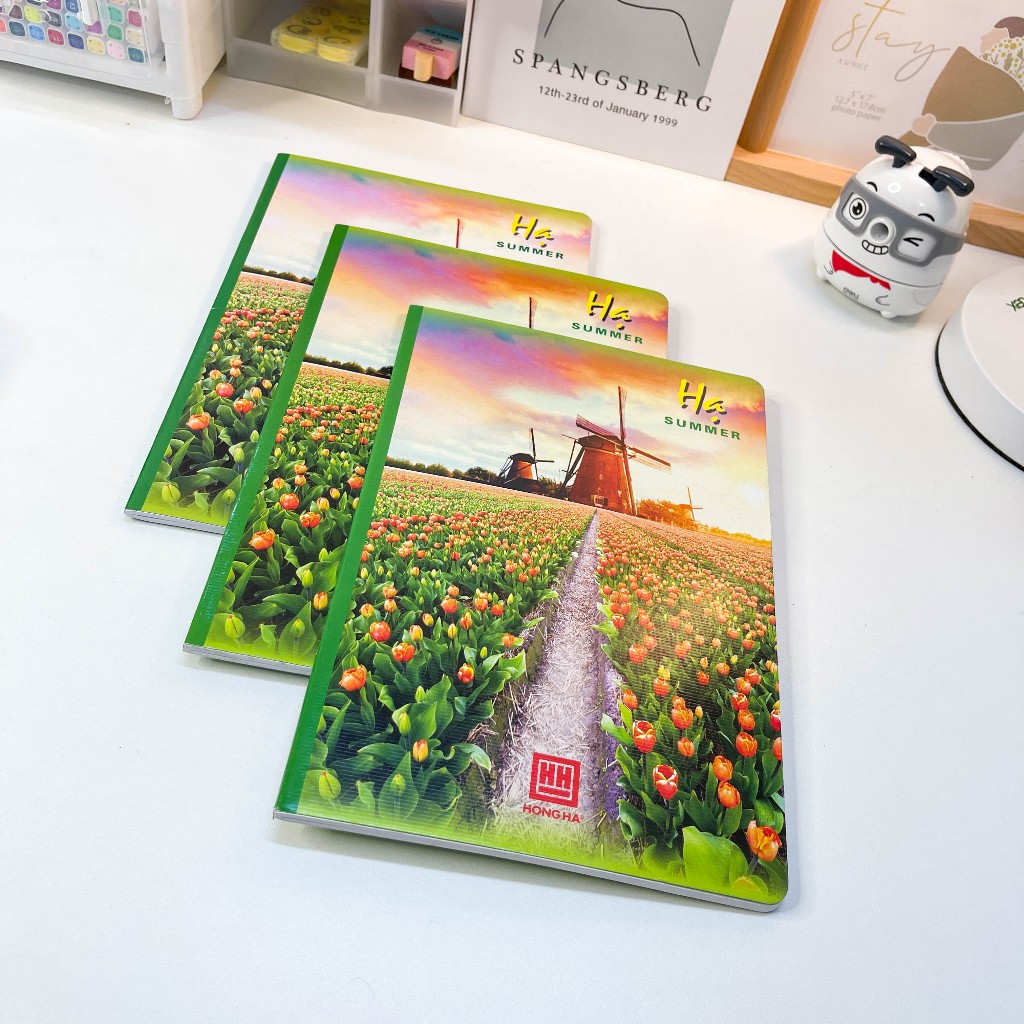 Vở kẻ ngang Hồng Hà Pupil 120 trang Bốn Mùa chính hãng nhà sách Tiền Phong phân phối dành cho học sinh - HH1001