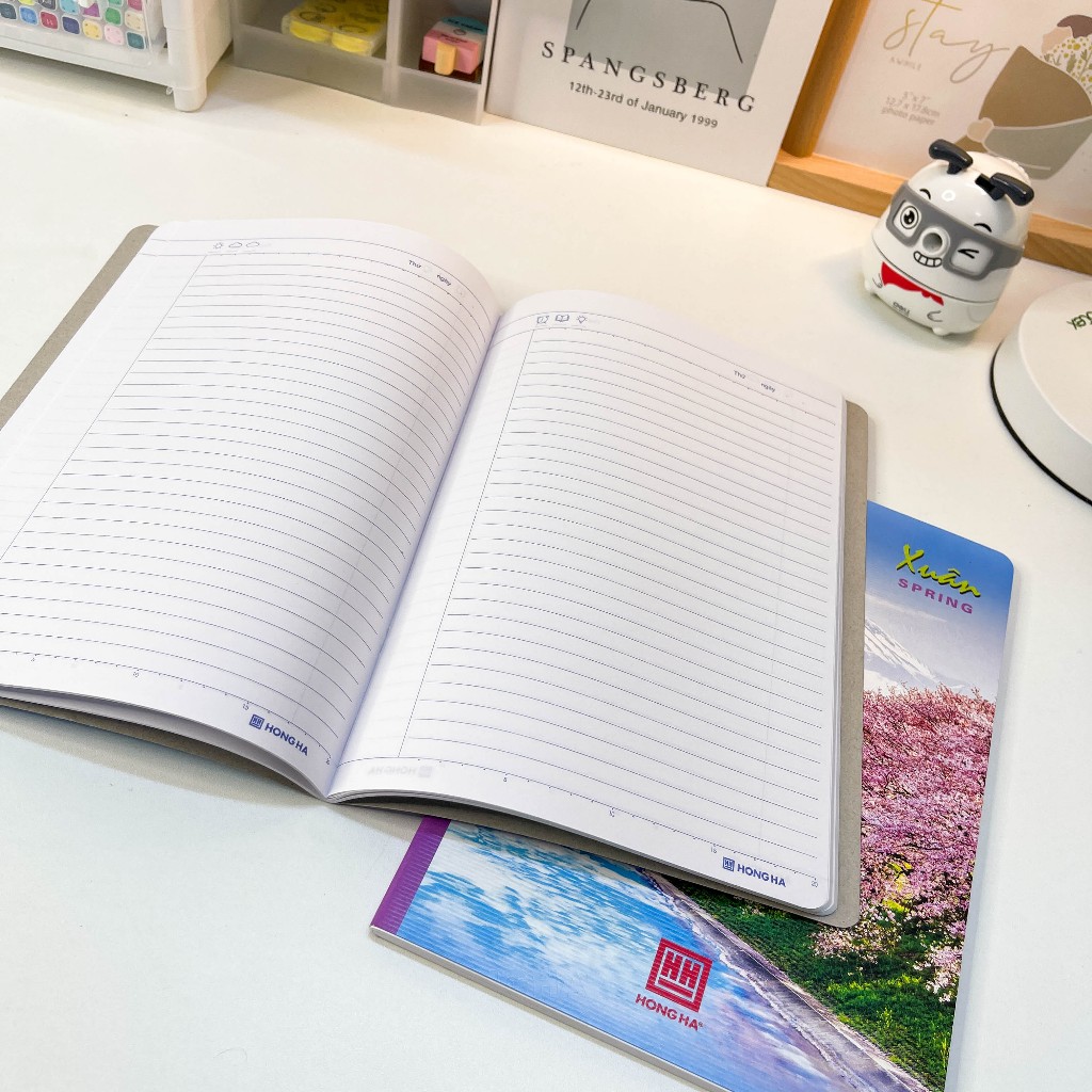 Vở kẻ ngang Hồng Hà Pupil 120 trang Bốn Mùa chính hãng nhà sách Tiền Phong phân phối dành cho học sinh - HH1001