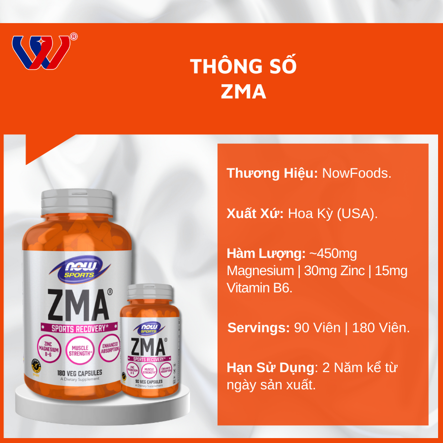 ZMA Now Sports 90 viên nhập Mỹ