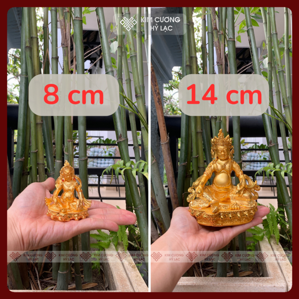Tượng Phật Tượng Hoàng Thần Tài Dzambala  Hợp Kim 8Cm - 14Cm