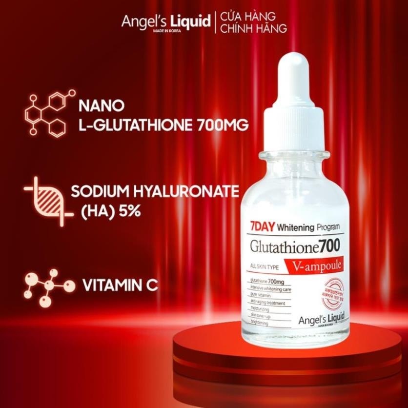 Serum Huyết Thanh Trắng Da 7Day Whitening Program Glutathione 700