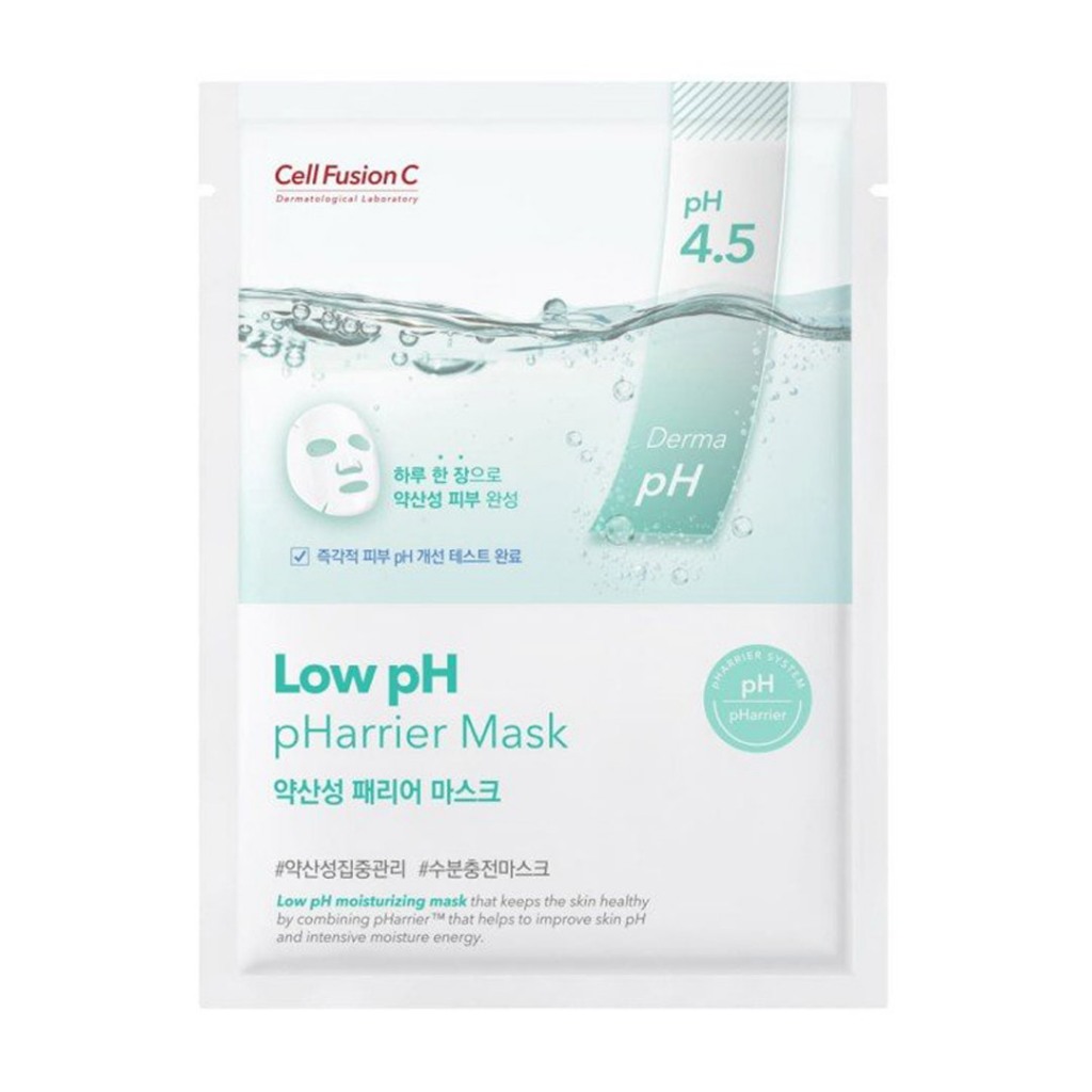 Cell Fusion C Mặt Nạ Dưỡng Da pH Thấp Low Ph pHarrier Mask (25ml*10 miếng)