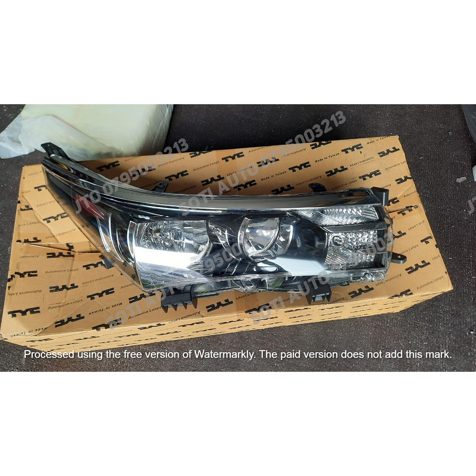 Đèn pha Toyota Corolla Altis (14-16), hàng TYC