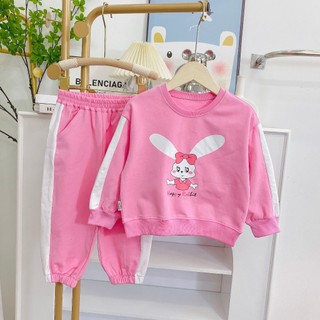 Bộ nỉ da cá thỏ bé gái, bộ nỉ bé gái