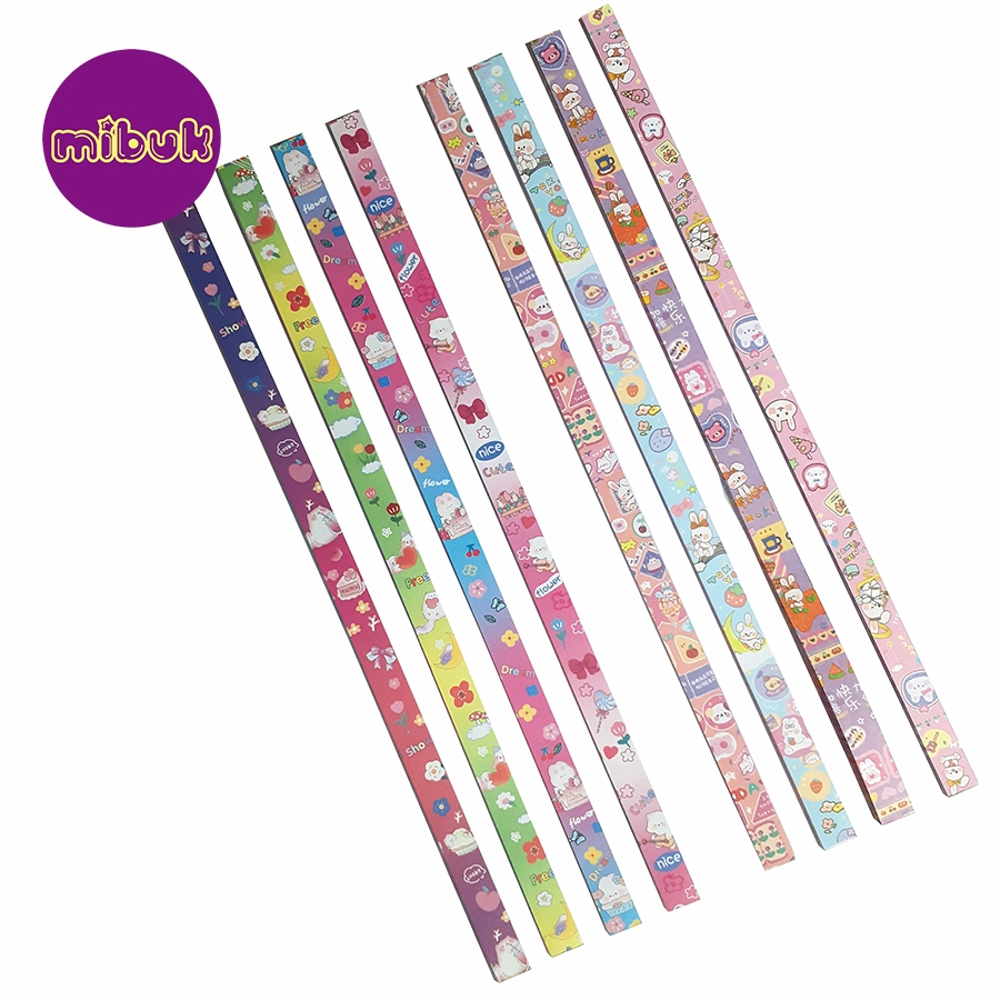 Giấy gấp sao in hình 2 mặt 100 tờ/set