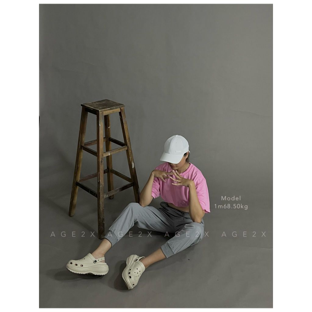 2.QUẦN JOGGER KAKI NAM Nữ PHỐI SỌC BO GÂN LƯNG BO THUN CO GIÃN CAO CẤP AGE2X - cao thủ hàng hiệu giá bình dân