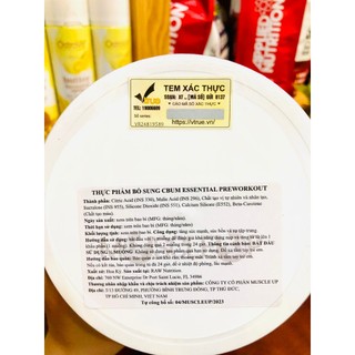 CBUM ESSENTIAL PRE WORKOUT 30SV - RAW NUTRITION- WSPT