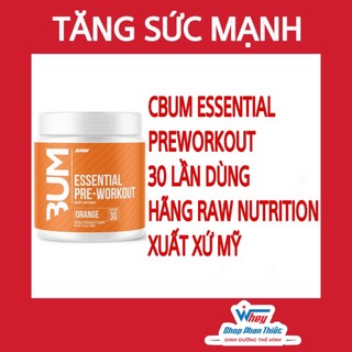 Cbum essential pre workout 30sv - raw nutrition- wspt
