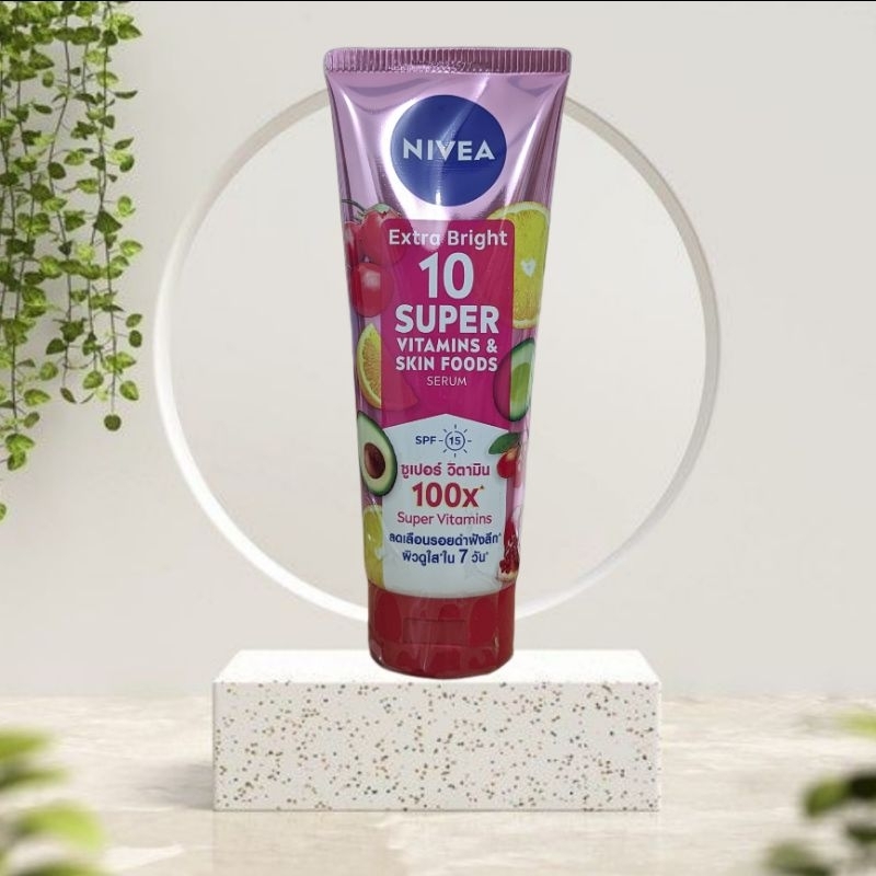 Serum Dưỡng Thể NIVEA 10 Super Vitamins Sáng Da Mờ Thâm & Đốm Nâu Sau 7 Ngày