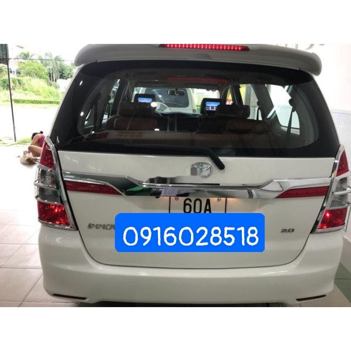 Ốp tay cốp Toyota inova 2012 2013 2014 2015 2016 thanh đít cốp mạ Crom tay cop innova