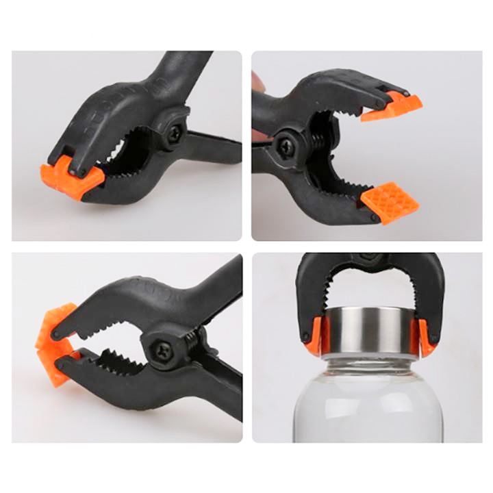 Kẹp Nhanh Chữ A Đen - Có Răng Cưa Giúp Bám Chặt Các Vật Hình Cầu