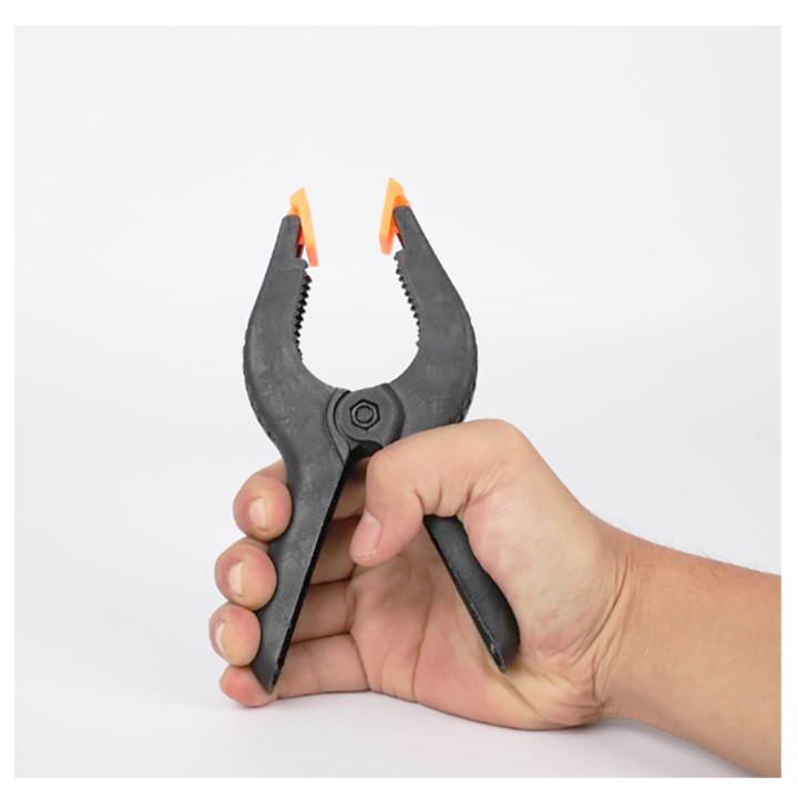 Kẹp Nhanh Chữ A Đen - Có Răng Cưa Giúp Bám Chặt Các Vật Hình Cầu