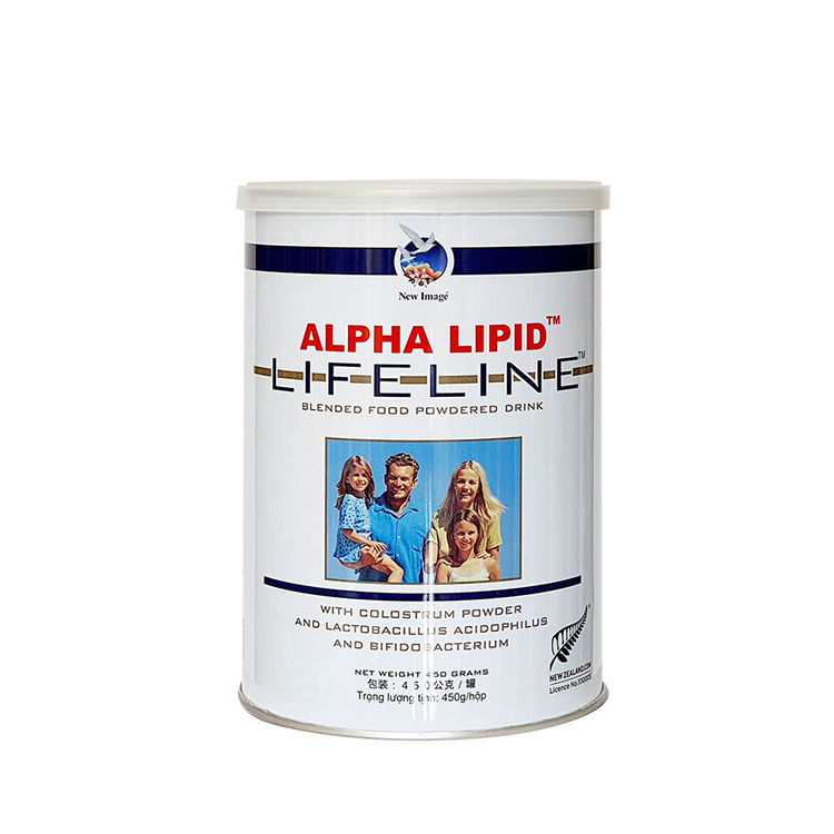 Sữa non Alpha Lipid Lifeline 450g từ New Zealand - Nguyên mã