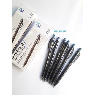 Combo 6 bút bi DoubleA AlPine mực xanh 0.7mm viết siêu mượt
