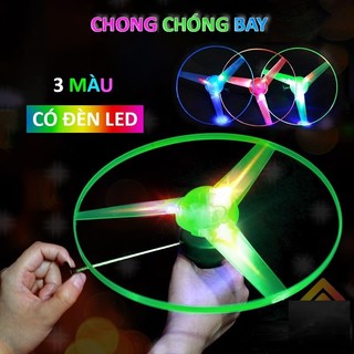 (Shop giao màu random)Chong chóng UFO ma thuật, đồ chơi ngoài trời cho bé nhiều Màu Sắc, chong chóng phát sáng tuyệt đẹp