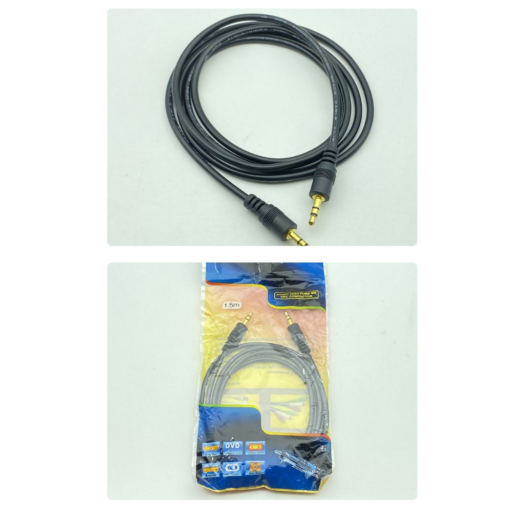 Dây cáp âm thanh 1,5 M jack 3.5mm chất lượng cao cho điện thoại