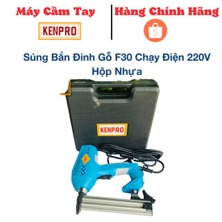 Súng Bắn Đinh Gỗ F30 Chạy Điện 220V Hộp Nhựa - Máy bắn đinh gim thẳng F30-[Bảo hành 6 tháng]