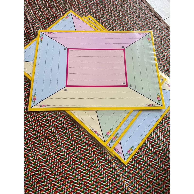 Kỹ thuật Khăn trải bàn + bảng phụ (khổ A3)