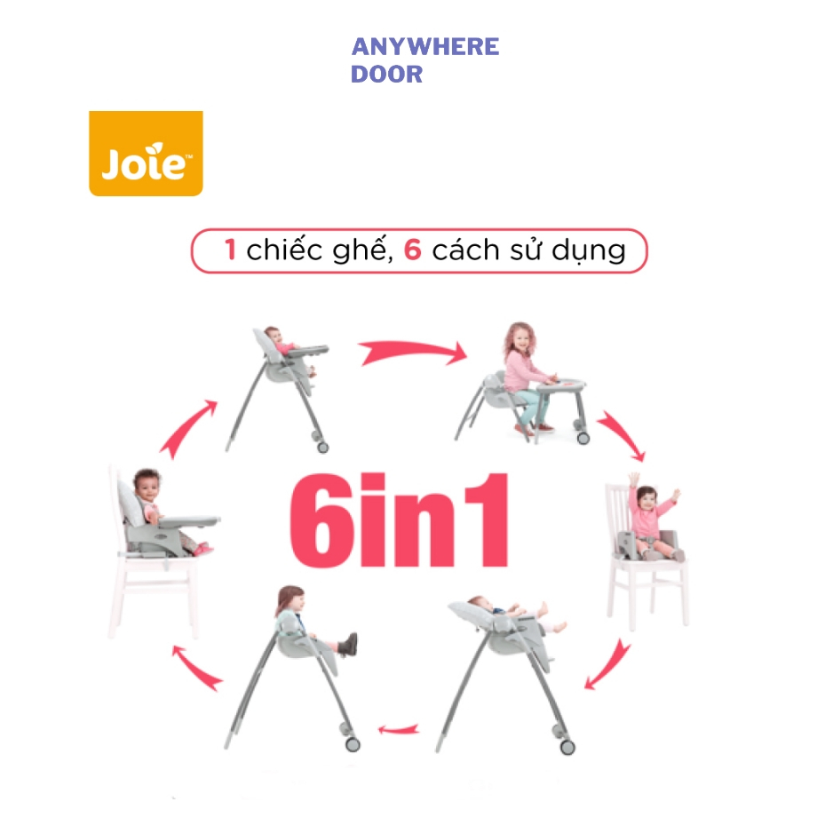 Ghế ăn trẻ em Joie Multiply 6in1 Portrait /  Flowers Forever