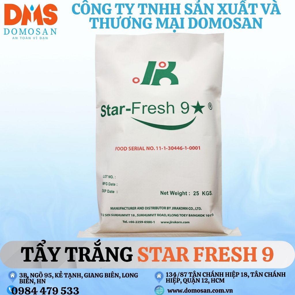 STAR FRESH 9 : Chất tẩy trắng thực phẩm
