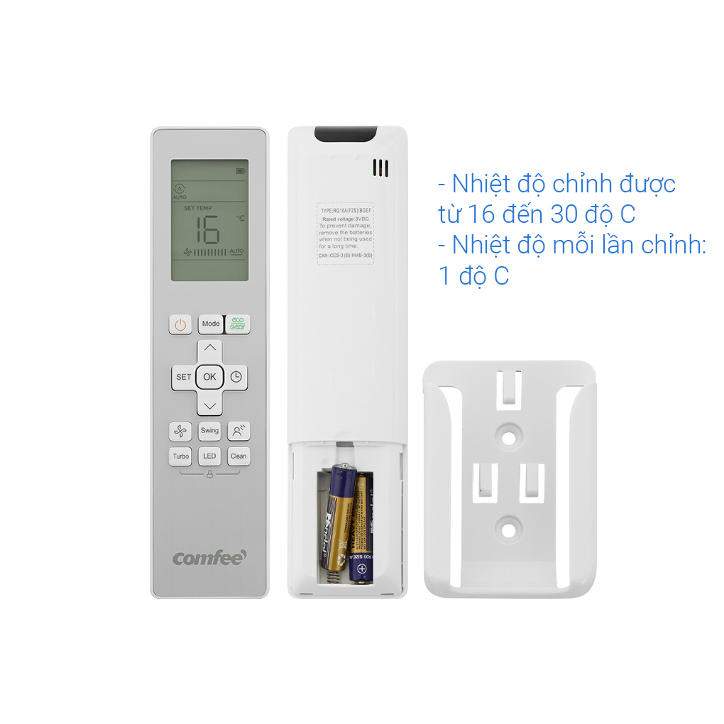 Máy lạnh Comfee Inverter 1.5 HP CFS-13VDGF-V / CSF-13V - Hàng chính hãng