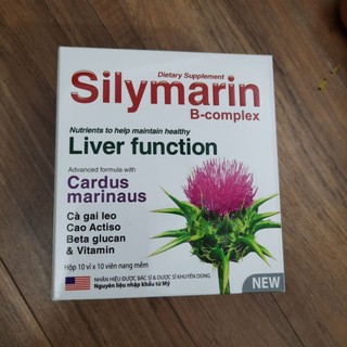 Viên uống tăng cường chức năng gan silymarin b-complex – hộp 100 viên