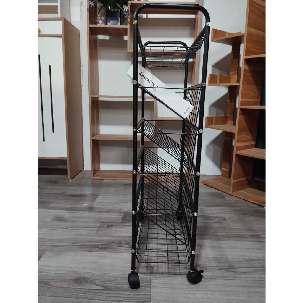 🌵💥FREESHIP🌵💥 Kệ Để Tài Liệu Tiết Kiệm Diện Tích Có Bánh Xe Di Chuyển Khung Thép Mẫu Mới