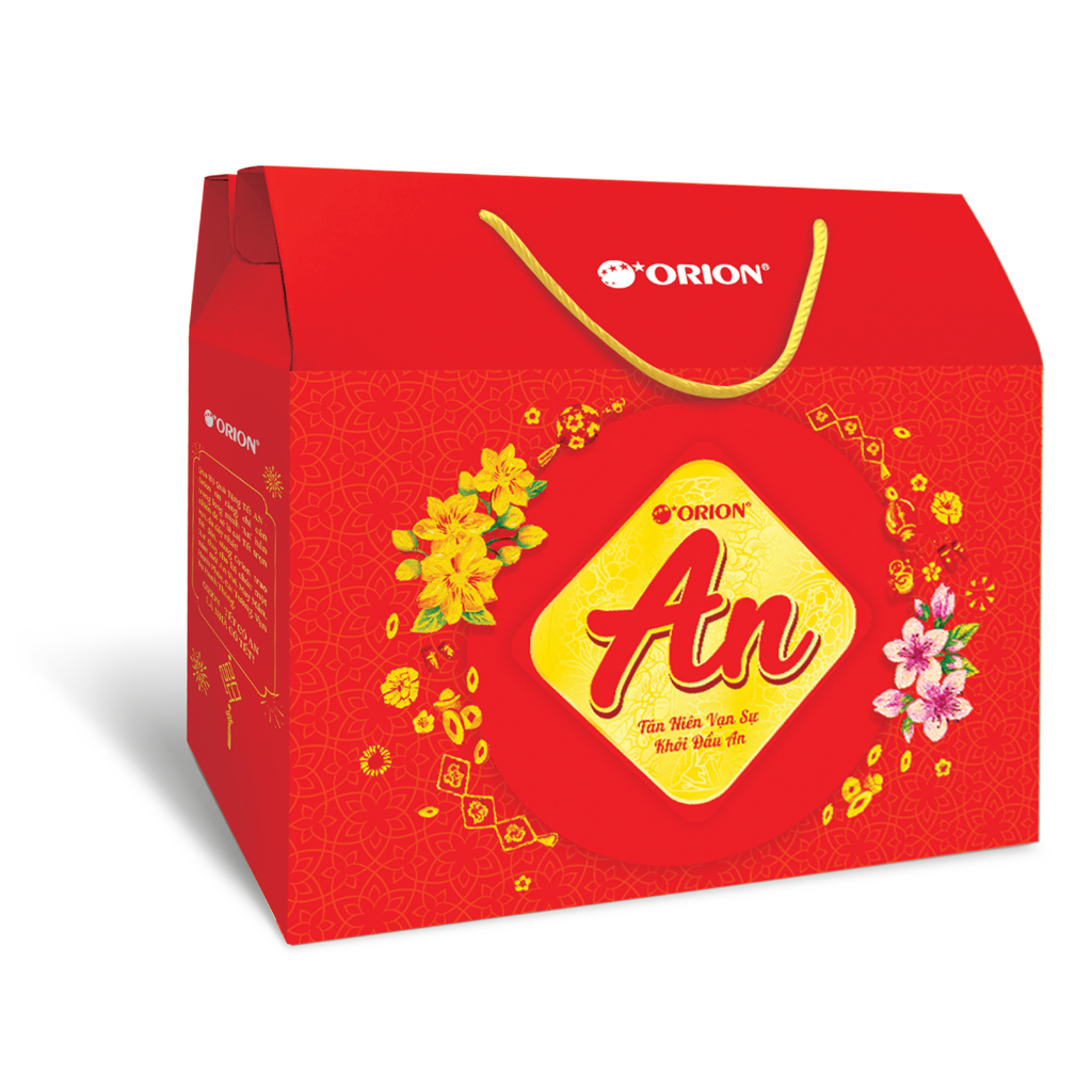 Bộ Quà Tết ORION - AN TÀI LỘC 1 657.6g (Dạng Túi Xách)