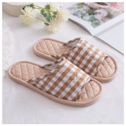 Dép vải cotton đi trong nhà, văn phòng, thấm hút mồ hôi, nhẹ nhàng êm ái