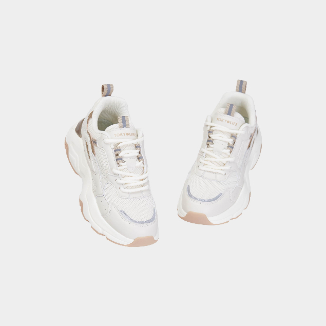 Giày thể thao nữ TOKYOLIFE đế cao thoáng khí êm chân siêu nhẹ C9SHO501N