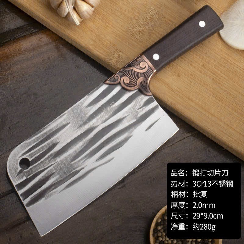 Dao chặt thái thịt đa năng - dao thái vân siêu bén thái đồ tiện lợi