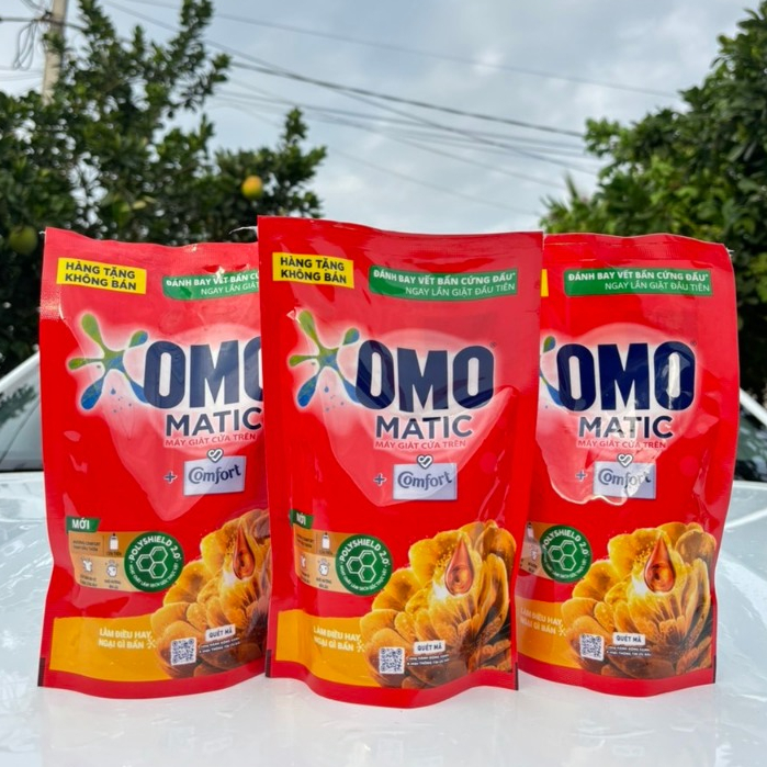 Nước Giặt OMO Chai và Gói - Nước Giặt Quần Áo Cho Máy Giặt Cửa Trên và Cửa Trước - Hàng Date Xa