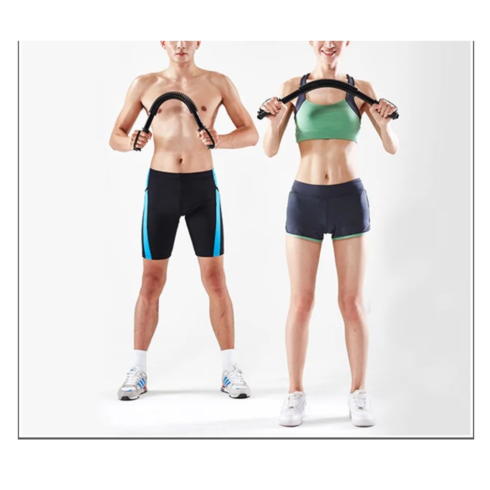 Gậy bẻ tập cơ tay lò xo 5Kg 10kg 20kg Cho Bé Trẻ Em 30kg 40kg 50kg 60kg kháng lực tập gym