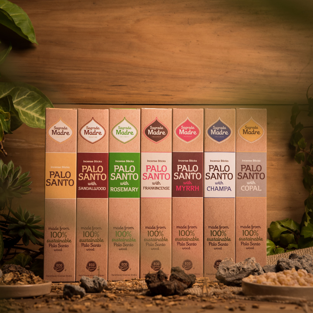 Gỗ Palo Santo - Thanh Hương Gỗ thánh xông nhà Sagrada Madre - Thanh tẩy không gian và thu hút năng lượng tích cực