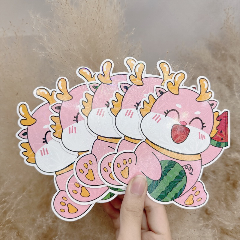 SET 50 CHIẾC BAO LÌ XÌ HOẠT HÌNH PHẢN QUANG