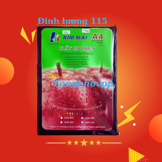 Giấy in ảnh 1 mặt A4-A5-A6 115 gsm ( Kim Mai)