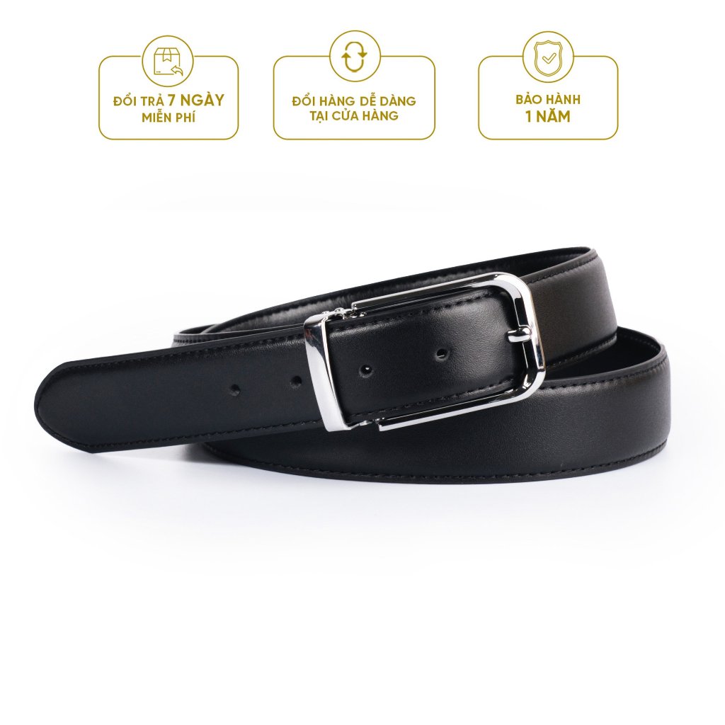 Thắt lưng da Bò thật - CLASSIC BELT - BE30 - Thương hiệu Be Classy